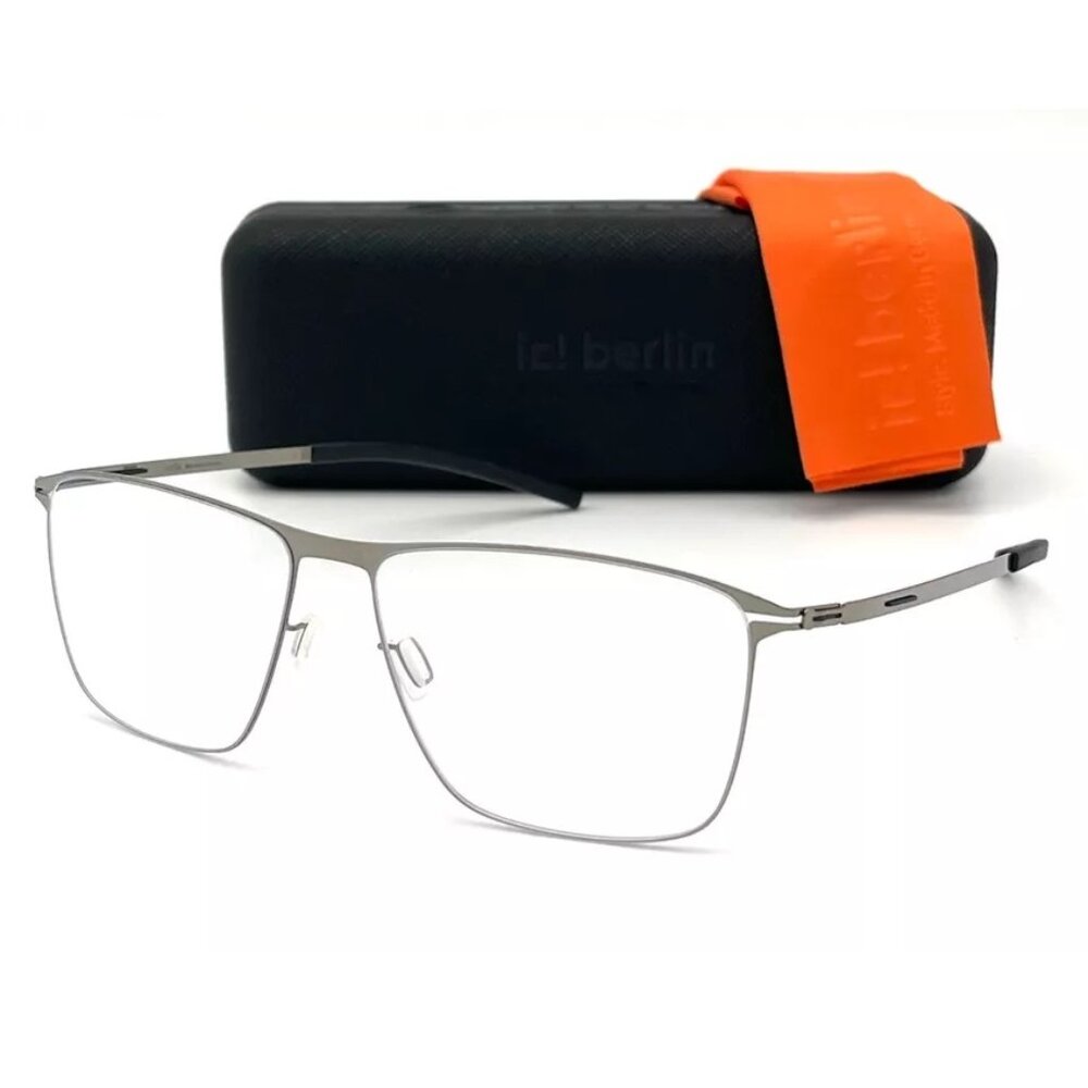 IC BERLIN JORAN Shiny Graphite Black / Demo Lens 53mm Eyeglasses